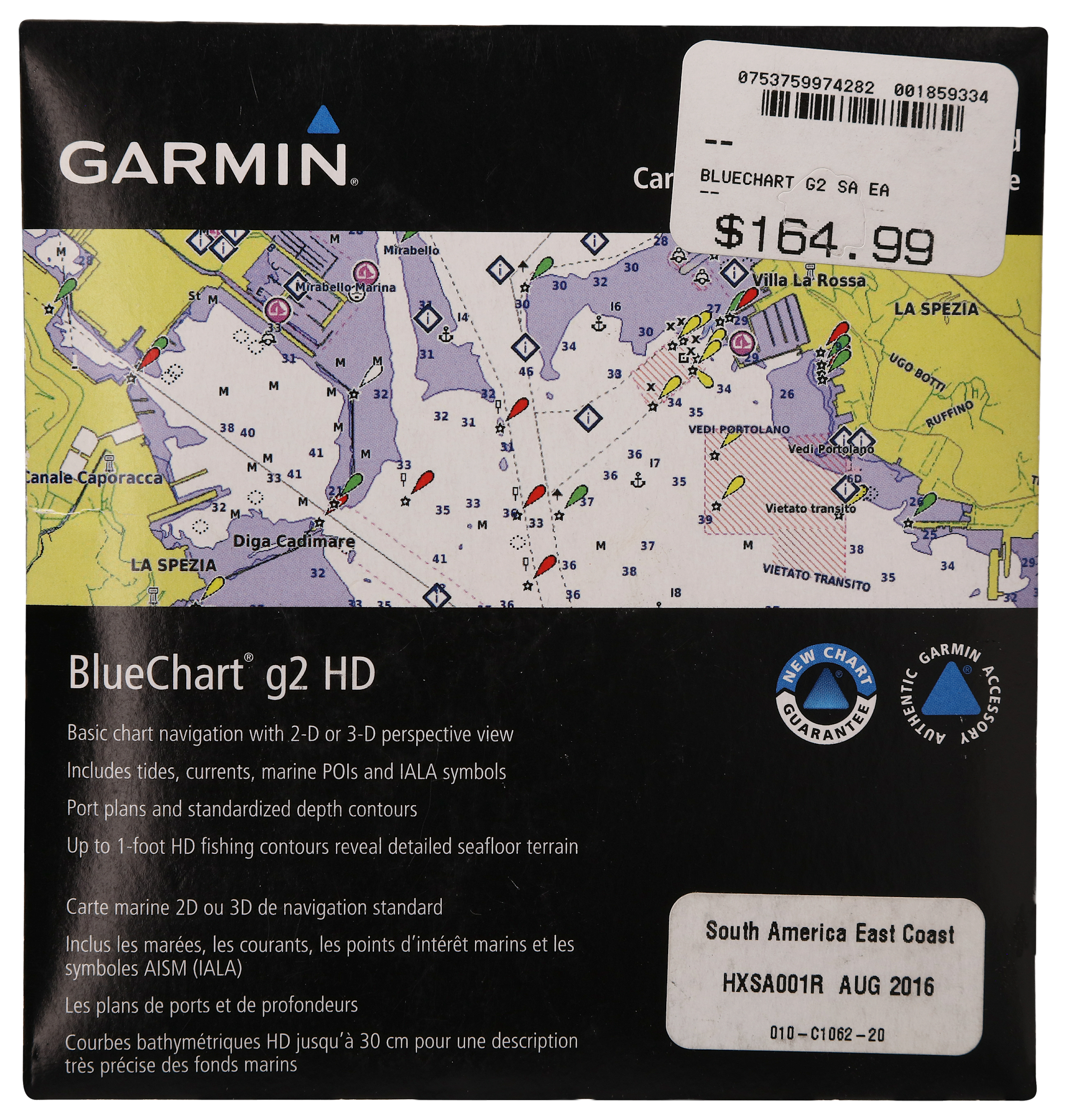 Garmin BlueChart g2 HD Chartplotter Maps microSD Card