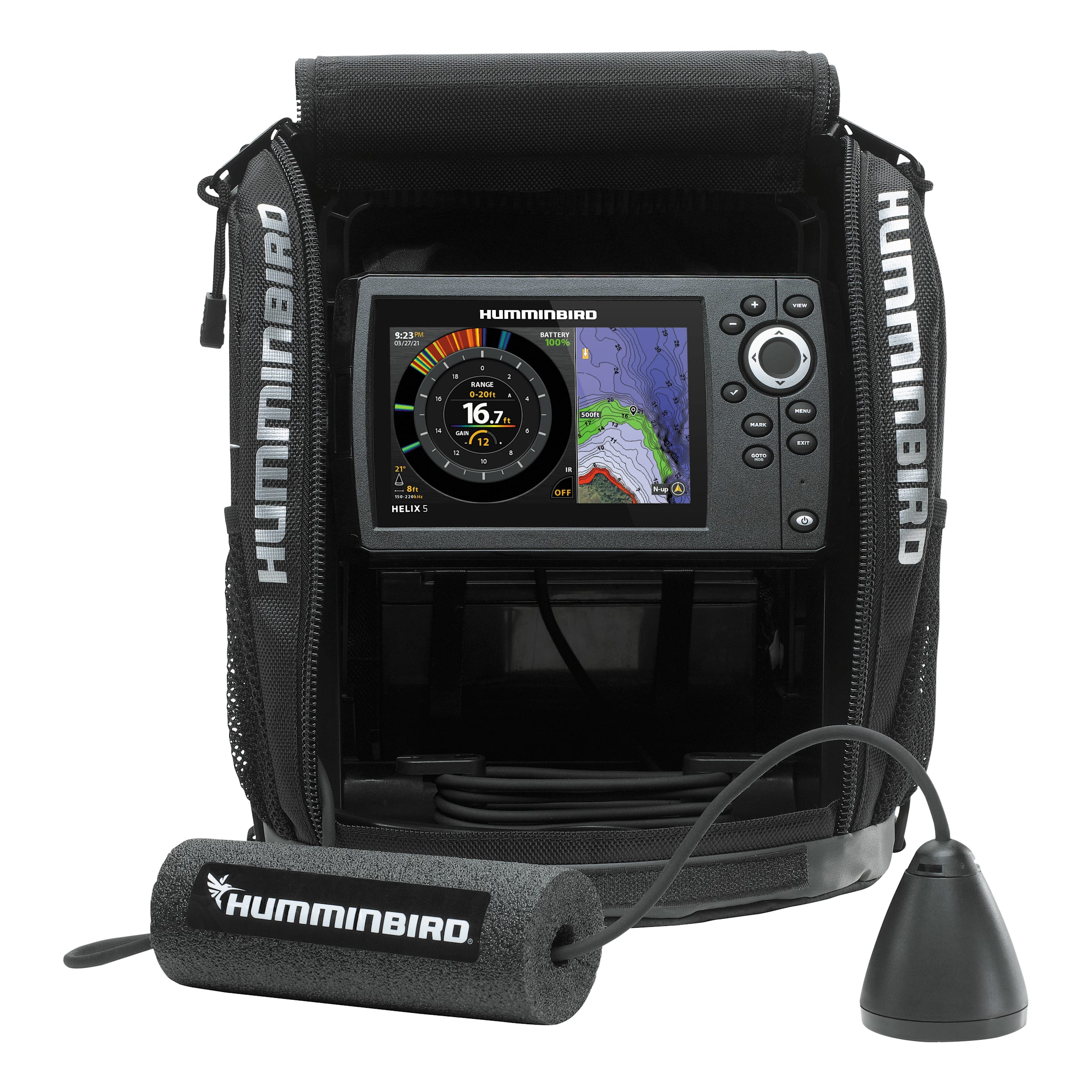 Humminbird ICE HELIX 5 CHIRP GPS G3 Sonar Flasher and Fish Finder