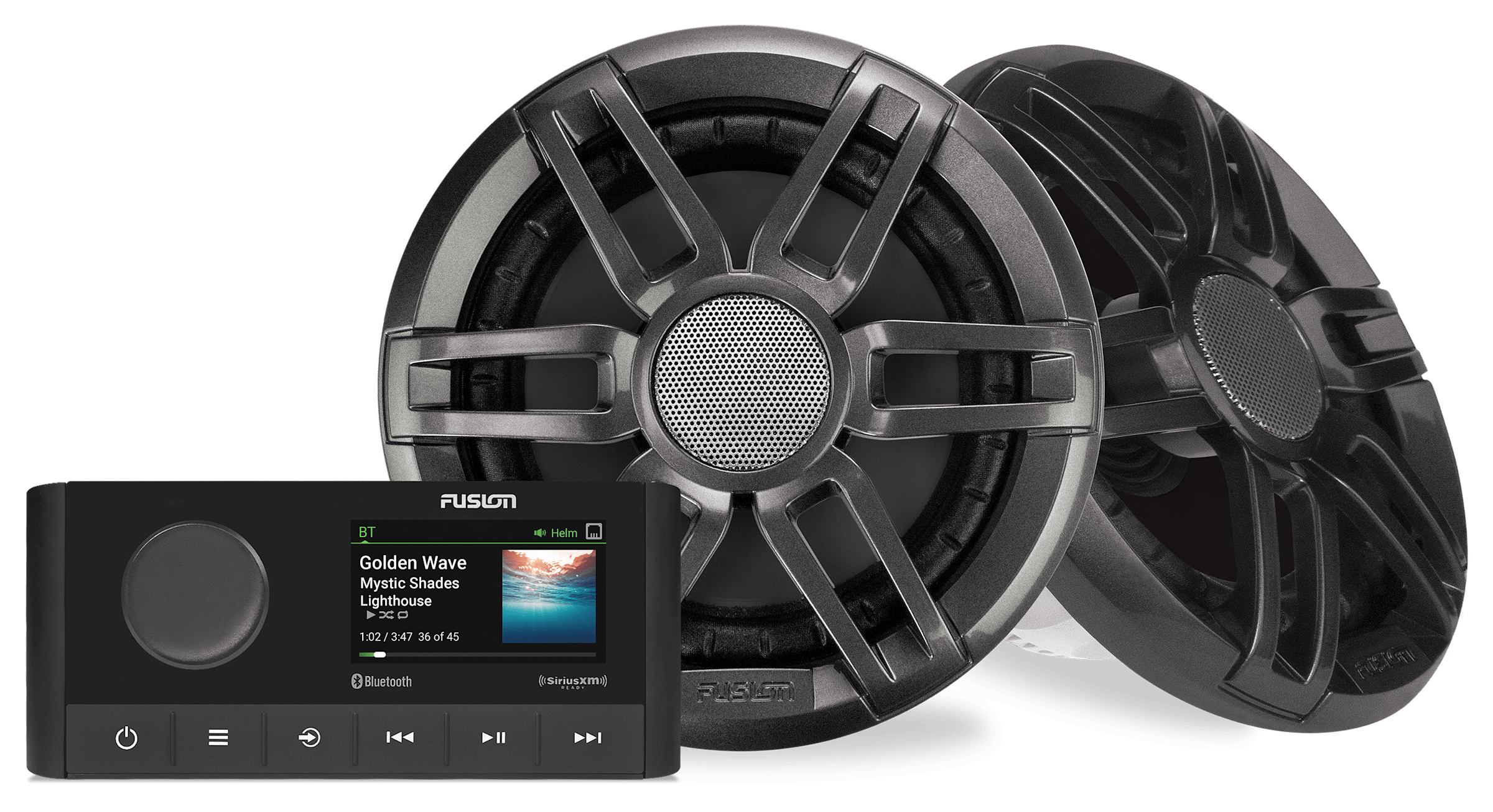 Fusion MS-RA210 Stereo and XS Sports Speakers Kit