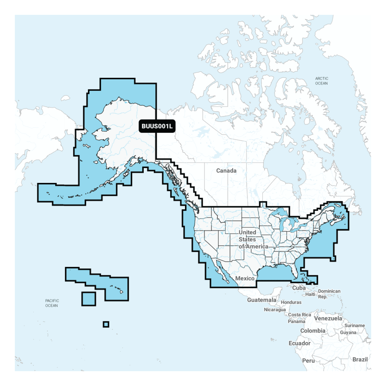 Garmin Navionics+ Built-in Chart Update Card for U.S. and Coastal Canada