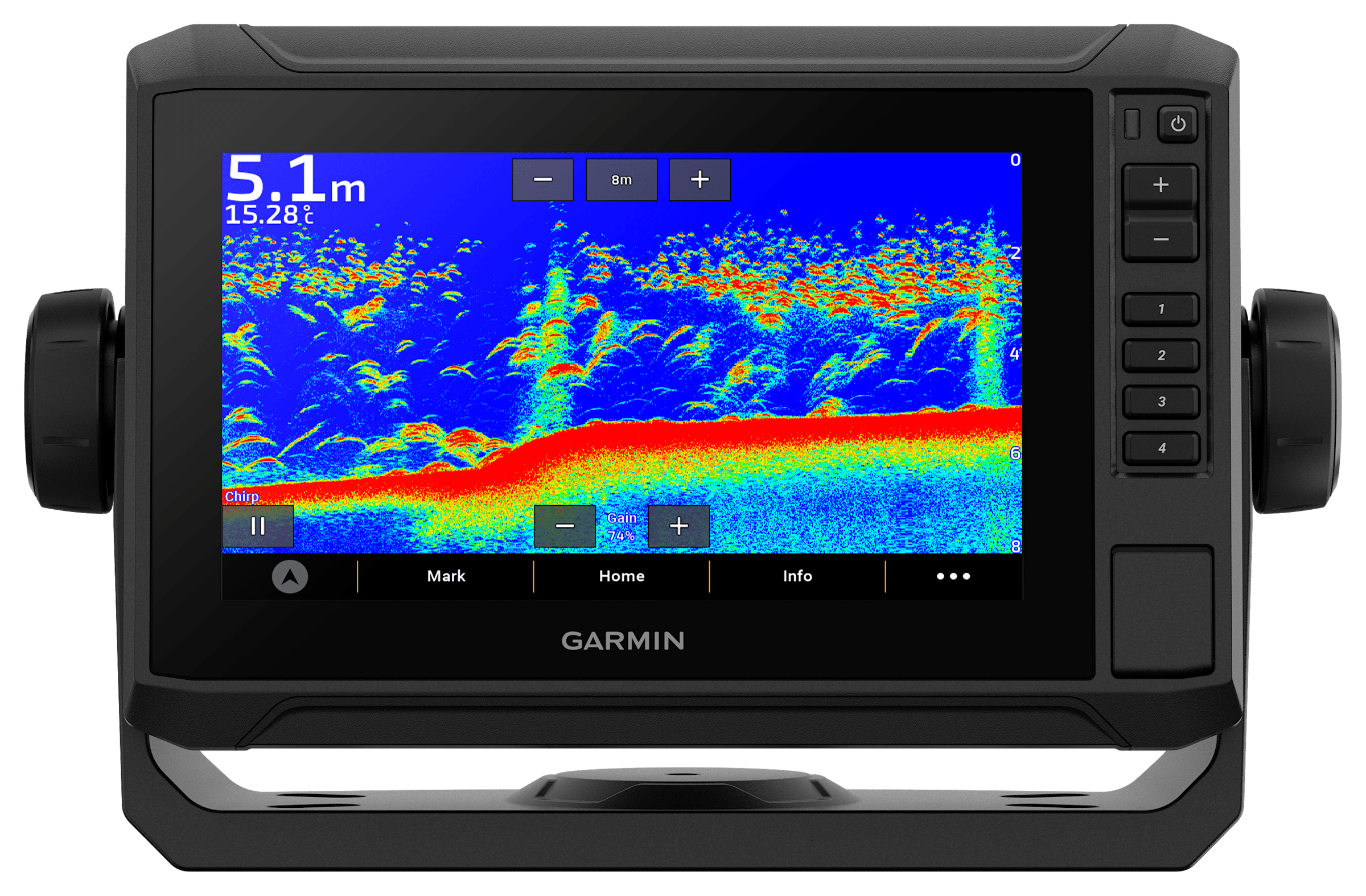 Garmin ECHOMAP UHD2 Touch 74sv Fish Finder/Chartplotter Combo