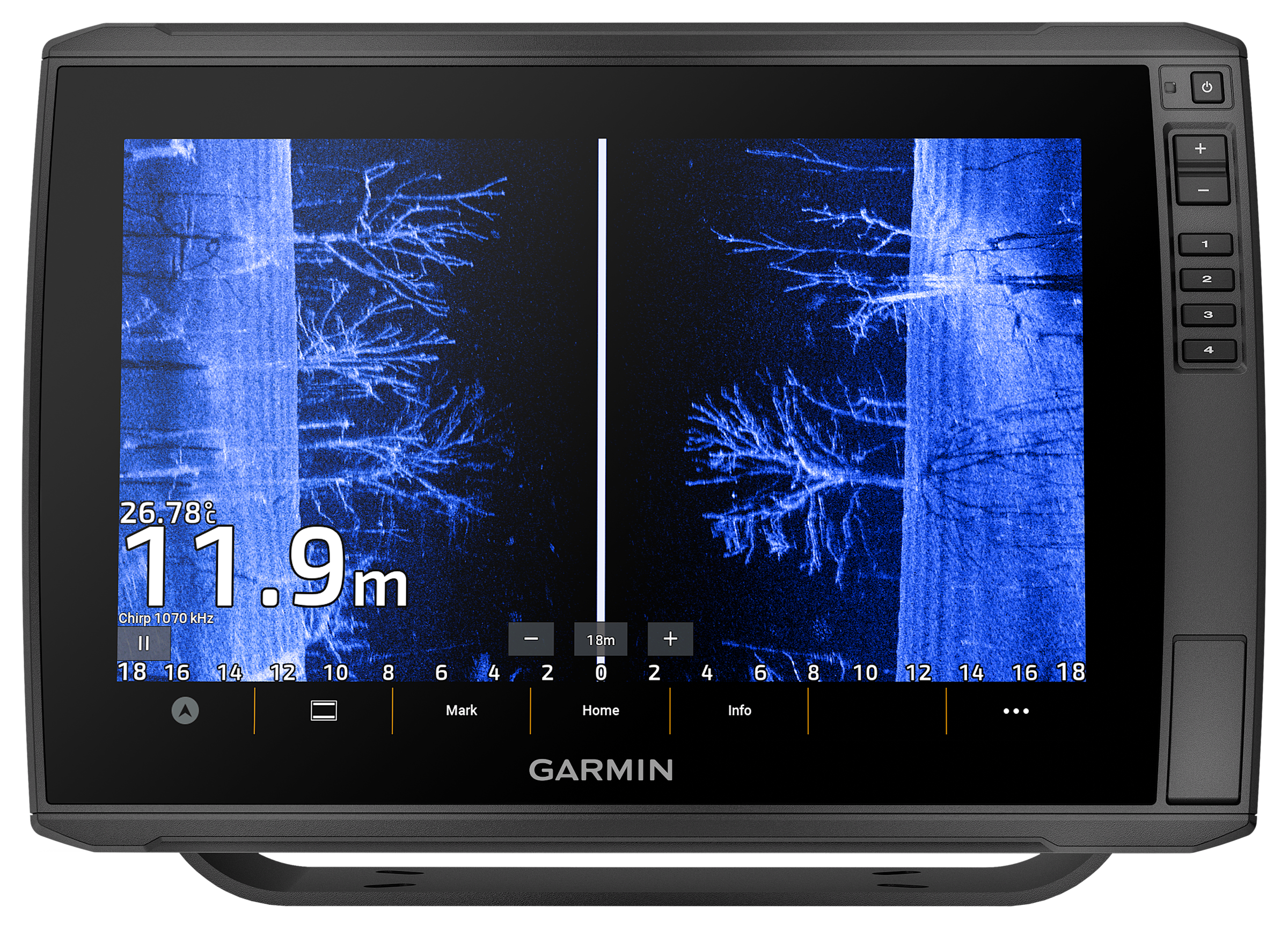 Garmin ECHOMAP Ultra 2 126sv Fish Finder/Chartplotter with Navionics+