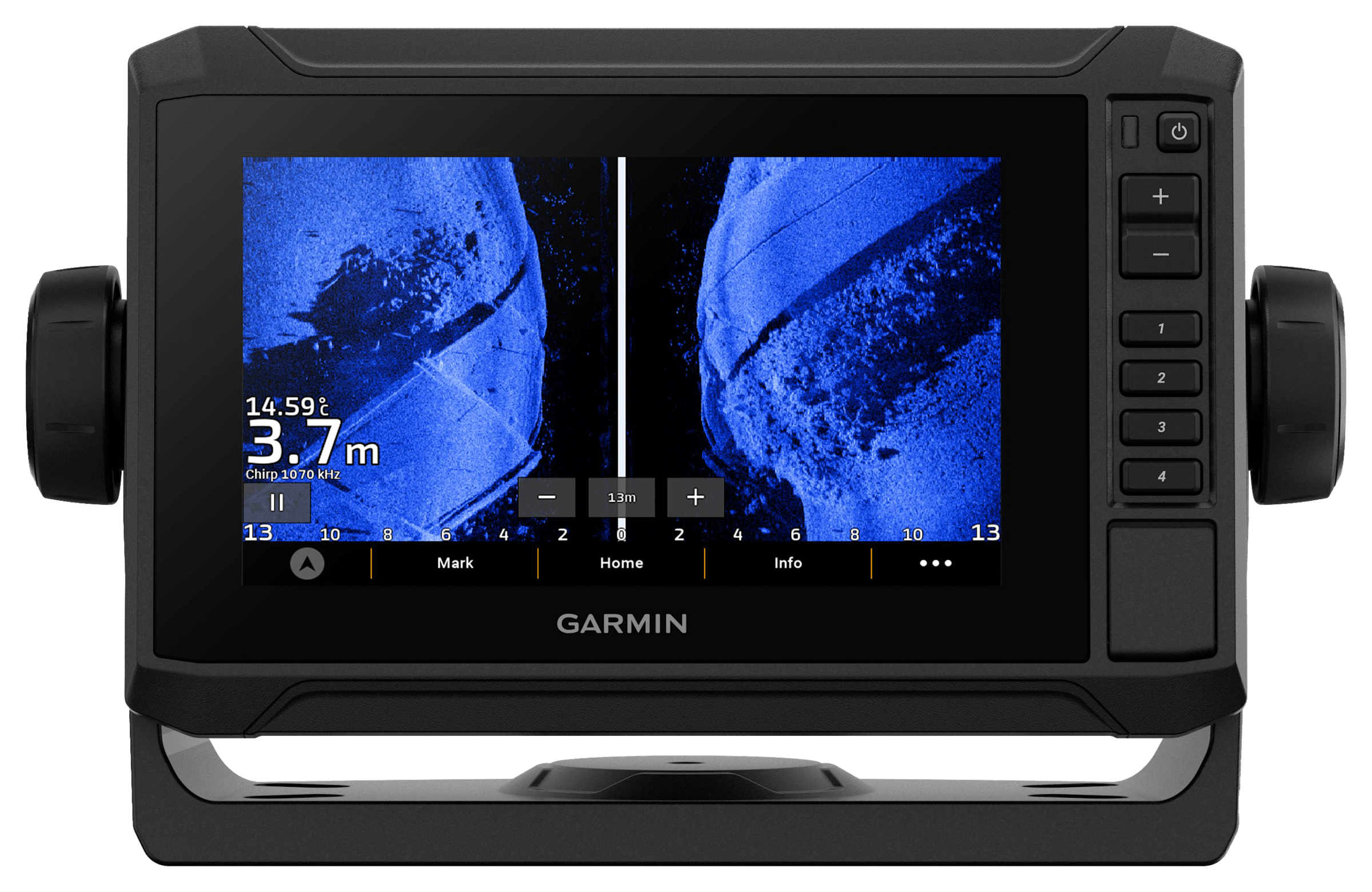 Garmin ECHOMAP UHD2 65sv 6" Fish Finder/Chartplotter with GT54 Transducer, Canada Inland and Coastal Mapping