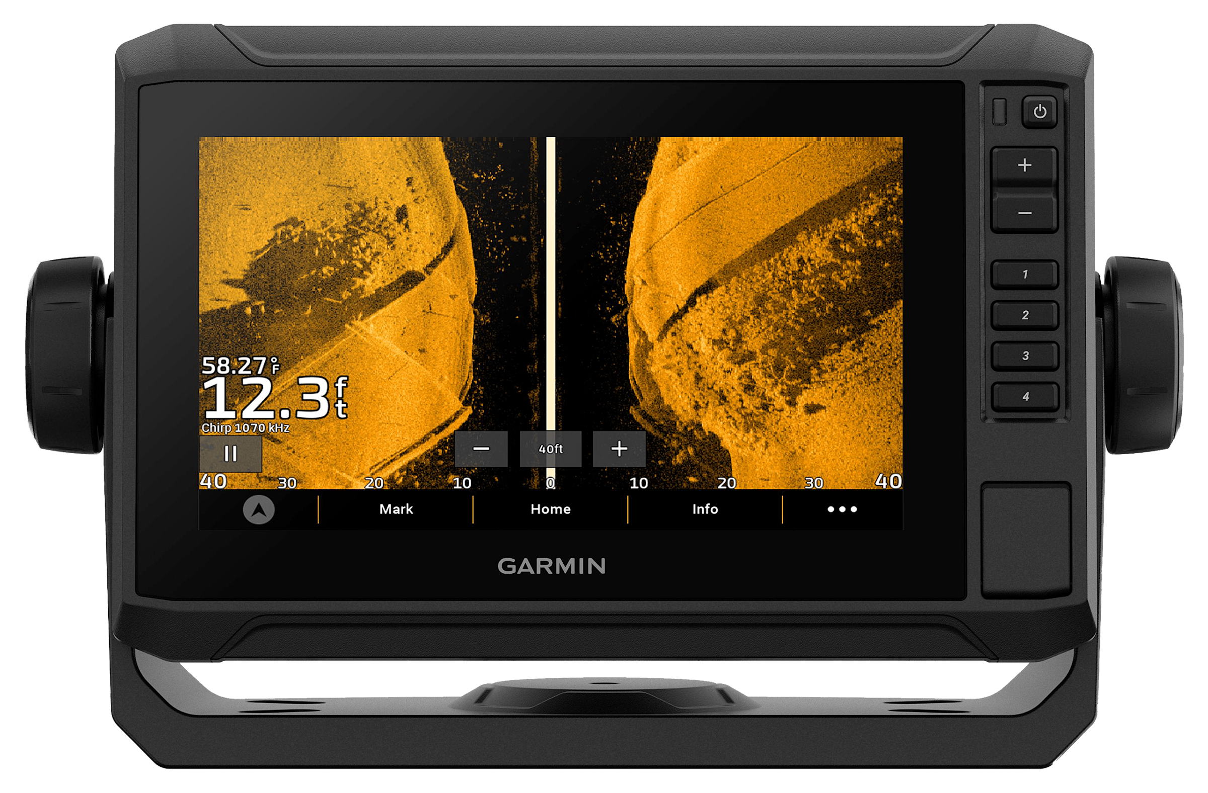 Garmin ECHOMAP UHD2 73sv 7" Fish Finder/Chartplotter with Navionics+ U.S. Inland Mapping