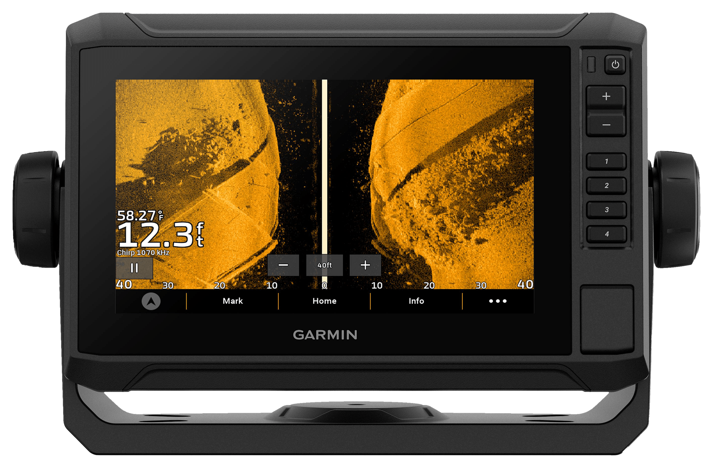 Garmin ECHOMAP UHD2 74sv 7" Fish Finder/Chartplotter with Navionics+ US Coastal & Great Lakes Mapping
