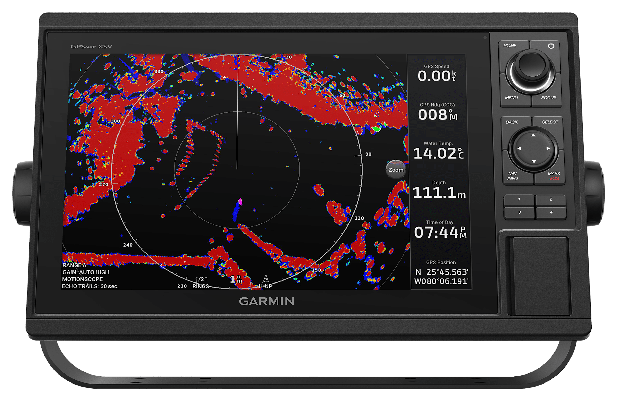 Garmin GPSMAP 1242xsv 12" Chartplotter with Sonar, Garmin Navionics+ Mapping, and GT52HW-TM Transducer