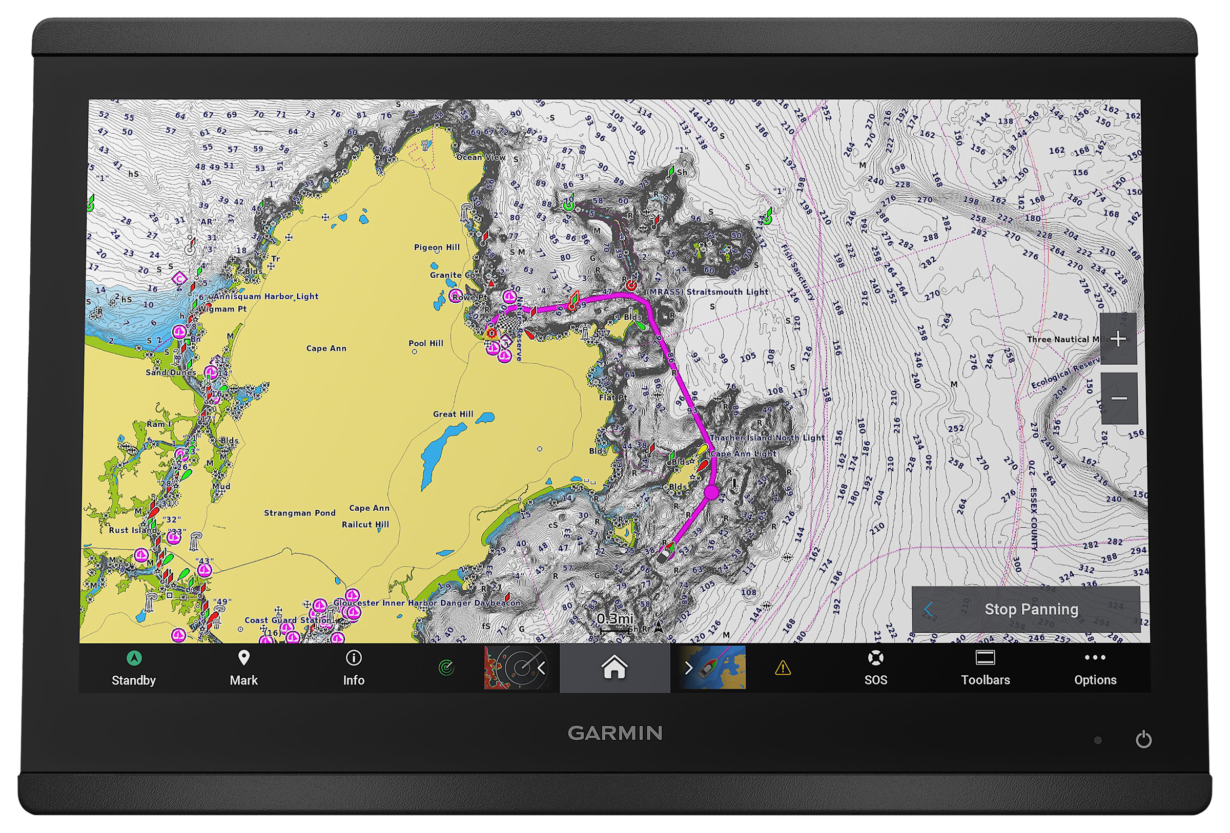 Garmin GPSMAP 8616 16" Chartplotter with Garmin Navionics+ Mapping