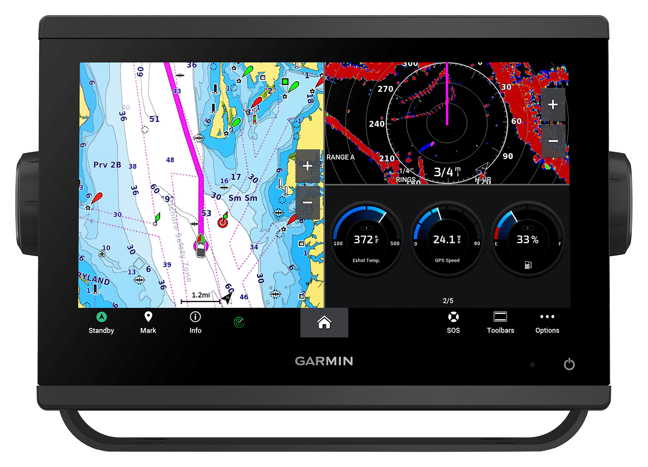 Garmin GPSMAP 943 9'' Chartplotter with Garmin Navionics+ Mapping