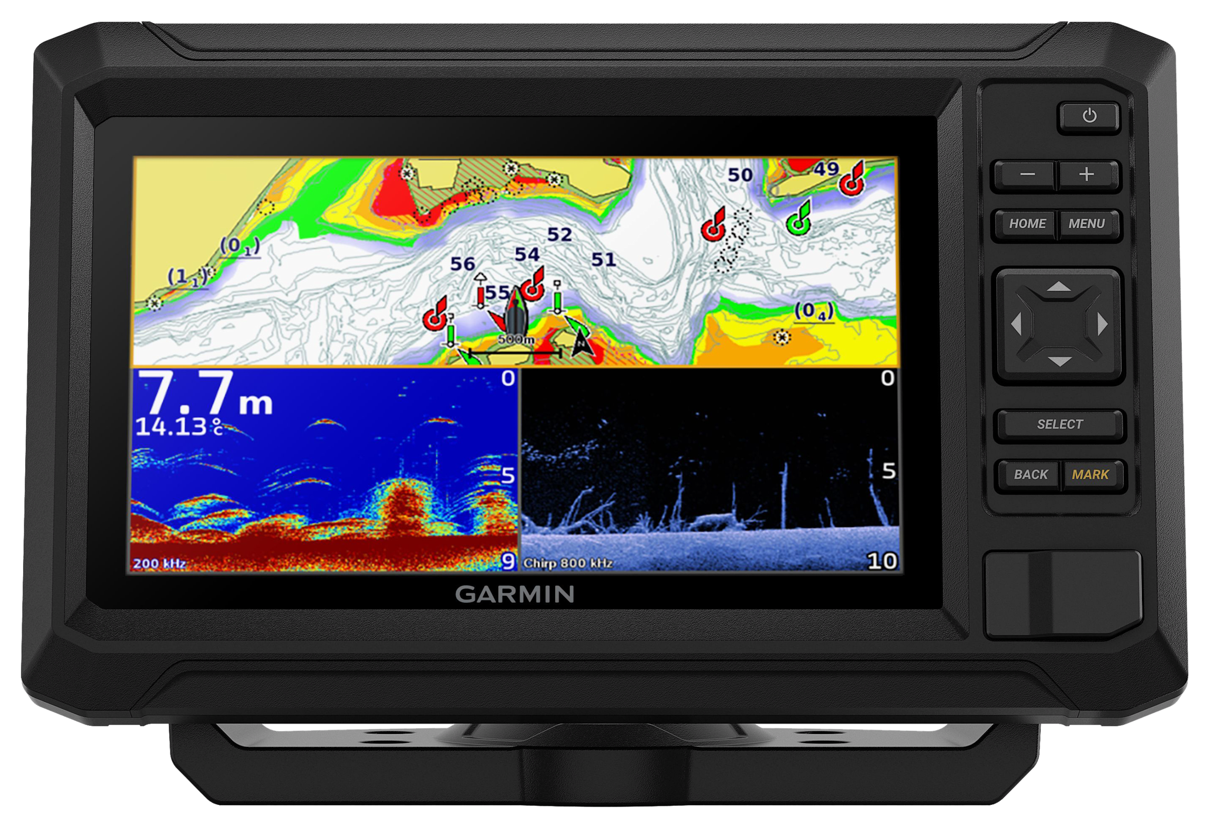 Garmin ECHOMAP UHD2 72cv 7" Fish Finder/Chartplotter Combo