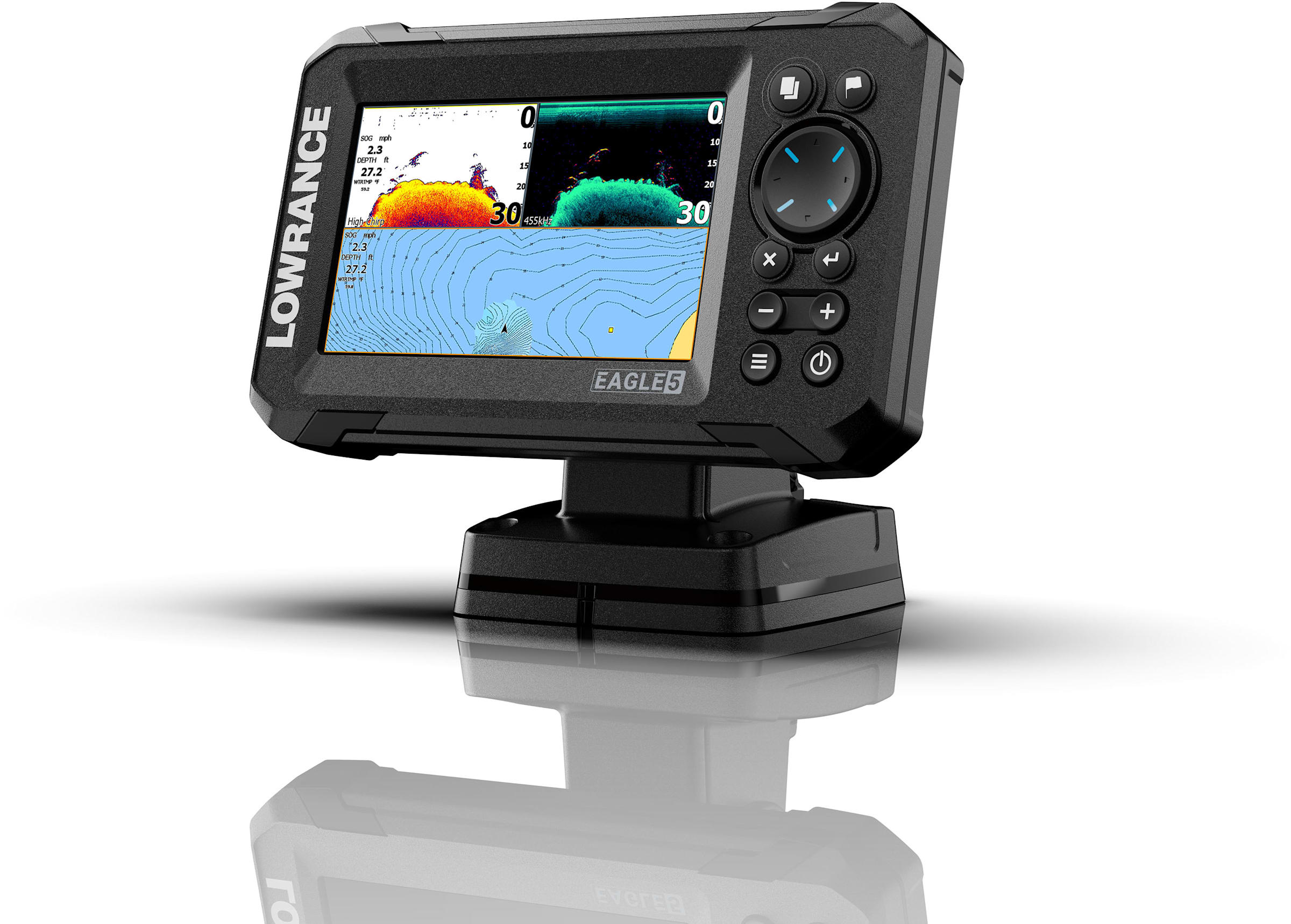 Lowrance Eagle 5 Fish Finder/Chartplotter with SplitShot HD Transducer