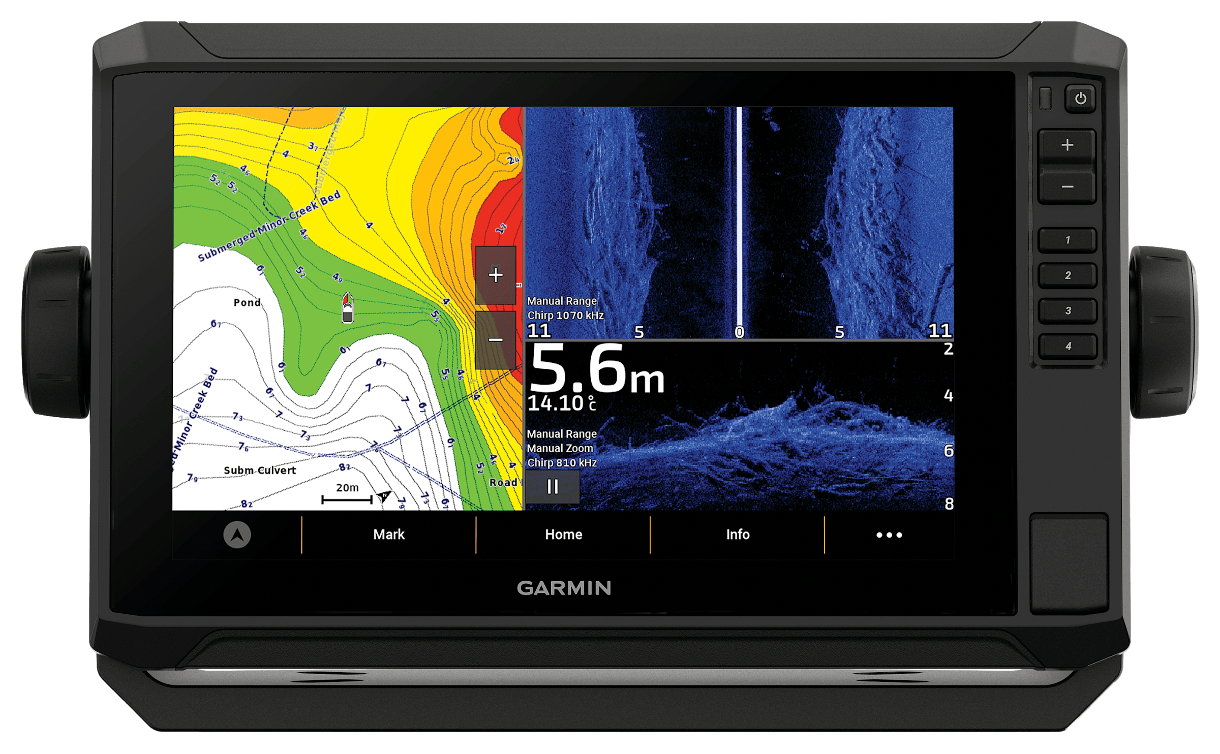 Garmin ECHOMAP UHD2 Touch 93sv Fish Finder/Chartplotter Combo with GT54 Transducer