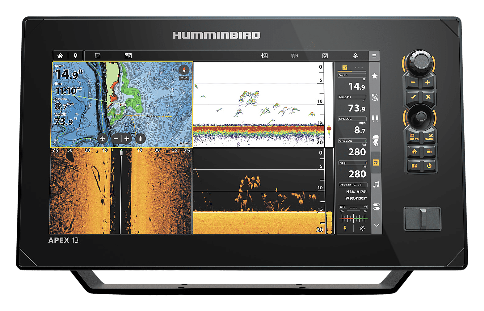 Humminbird APEX MSI+ Fish Finder/Chartplotter